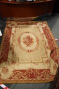 A LAURA ASHLEY AUBUSSON RUG