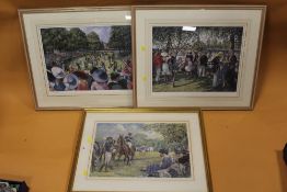 THREE FRAMED AND GLAZED LIMITED EDITION SHERREE.E.VALENTINE-DAINES PRINTS