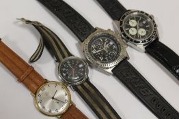 FOUR GENTS WRISTWATCHES