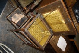 A CHINESE STYLE BAMBOO SEWING BOX A/F