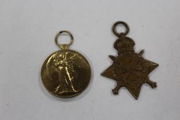 TWO WWI MEDALS