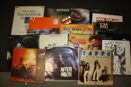 A COLLECTION OF LP RECORDS ETC. TO INCLUDE ROLLING STONES, ZAPPA, JIMI HENDRIX, BOB DYLAN ETC.