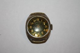 A VINTAGE BLACK DIAL INGERSOLL VICTORY WRISTWATCH