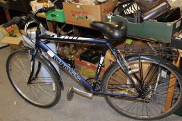 A BLUE CROSS BICYCLE