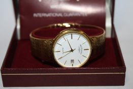 A BOXED GENTS ROTARY WRISTWATCH WITH PAPERS