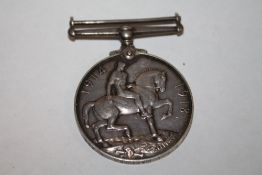 A WWI MEDAL AWARDED TO 2830 PTE. V. DAFFURN. R. FUS.
