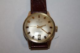 A VINTAGE HAMILTON 300 ESTORILL AUTOMATIC DATE WRISTWATCH