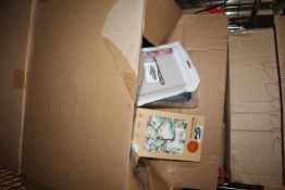 A CAGE OF PHONE CASES ETC ( CAGE NOT INCLUDED )