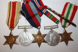 WWII MEDAL GROUP OF FIVE MEDALS