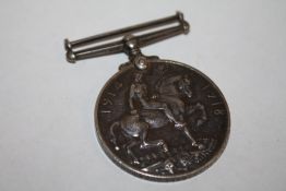 A WWI MEDAL AWARDED TO 53384 CPL. A. WALL. DEVON. R.