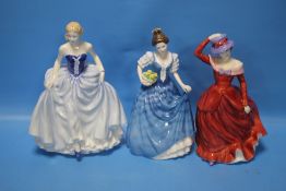 THREE ROYAL DOULTON FIGURINES TO INCLUDE 'SUSAN', 'HELEN' HN3601 AND 'MARY' HN4114 (3)