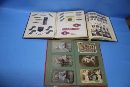 A QUANTITY OF ASSORTED STAMPS, POSTCARDS ETC.