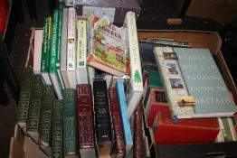 TWO TRAYS OF MISCELLANEOUS BOOKS