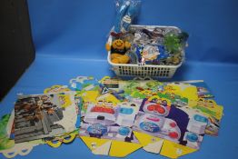 A TRAY OF MCDONALDS TOYS AND BOXES