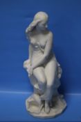 A MINTON PARIAN FIGURE 'MIRANDA' BY JOHN BELLCondition Report:There is a small chip to the edge of