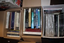 THREE BOXES OF ART REFERENCE BOOKS