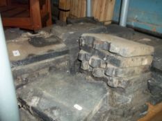 A QUANTITY OF VICTORIAN EDGING STONES