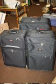 A SET OF THREE SUITCASES