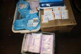 A QUANTITY OF TENS, DR WHITE'S ETC. LADIES PADS