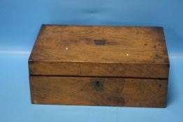 AN ANTIQUE WRITING SLOPE A/F