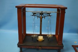 A CASED 'WILL CORPORATION, ROCHESTER N.Y.' SET OF BALANCE SCALES