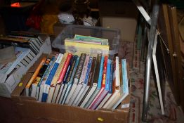 TWO BOXES OF COOKERY AND BAKING BOOKS