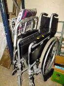 TWO MOBILITY WALKERS PLUS A DRIVE DEVILLEBLISS WHEELCHAIR