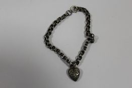 A VICTORIAN SILVER BRACELET