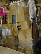 A MIXED CAGE OF WHOLESALE ITEMS ETC (CAGE NOT INCLUDED)