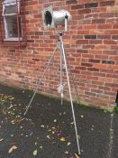 A MODERN TRIPOD SPOT LAMP