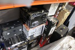 A LARGE QUANTITY OF HOUSEHOLD GOODS TO INCLUDE VACUUMS, LIGHTING ETC - ALL A/F UNCHECKED