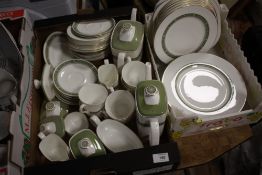 TWO BOXES OF ROYAL DOULTON RONDALAY PATTERN CHINA