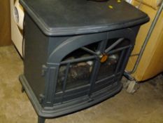 AN ELECTRIC FIREPLACE