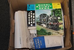 A QUANTITY OF MODEL RAILWAY NEWS MAGAZINES ETC