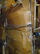 A MIXED CAGE OF WHOLESALE ITEMS ETC (CAGE NOT INCLUDED)