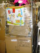 A MIXED CAGE OF WHOLESALE ITEMS ETC (CAGE NOT INCLUDED)