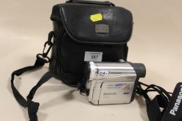 A CASED PANASONIC NV-GS15 CAMCORDER