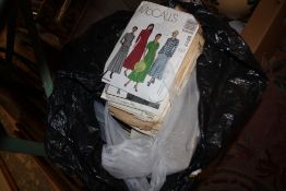 A LARGE QUANTITY OF SEWING PATTERNS ETC....