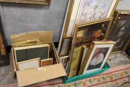 TWO BOXES CONTAINING A LARGE QUANTITY OF ASSORTED PRINTS TO INCLUDE SIGNED LIMITED EDITION EXAMPLES,