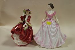 TWO ROYAL DOULTON FIGURES, HOPE HN4097 AND TOP O' THE HILL HN1834