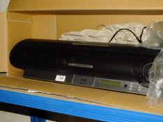 A NEXT SUPER BASS STEREO SYSTEM PLUS A FITNESS MACHINE