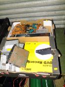 A DVD RECORDER, CA STEREOS, SMALL SELECTION OF TOOLS ETC