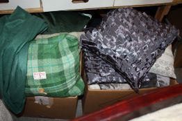 TWO BOXES OF MODERN EX SHOW HOME CUSHIONS