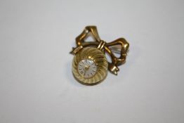 A VINTAGE ROTARY PENDANT WATCH