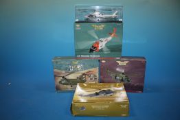 A COLLECTION OF CORGI 'THE AVIATION ARCHIVE' DIE CAST MODEL HELICOPTERS, COMPRISING OF - US MODERN