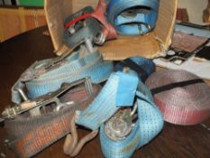 A BOX OF WRACHET STRAPS