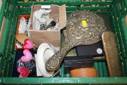 A BOX OF COLLECTABLES ETC