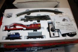 A BOXED HORNBY BREAKDOWN HAULER MODEL TRAIN SET