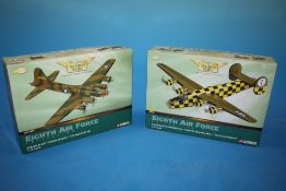 TWO CORGI 'THE AVIATION ARCHIVE' DIE CAST MODEL AEROPLANES, COMPRISING OF - AA333304 BOEING B-17E '