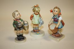 THREE SMALL GOEBEL FIGURES